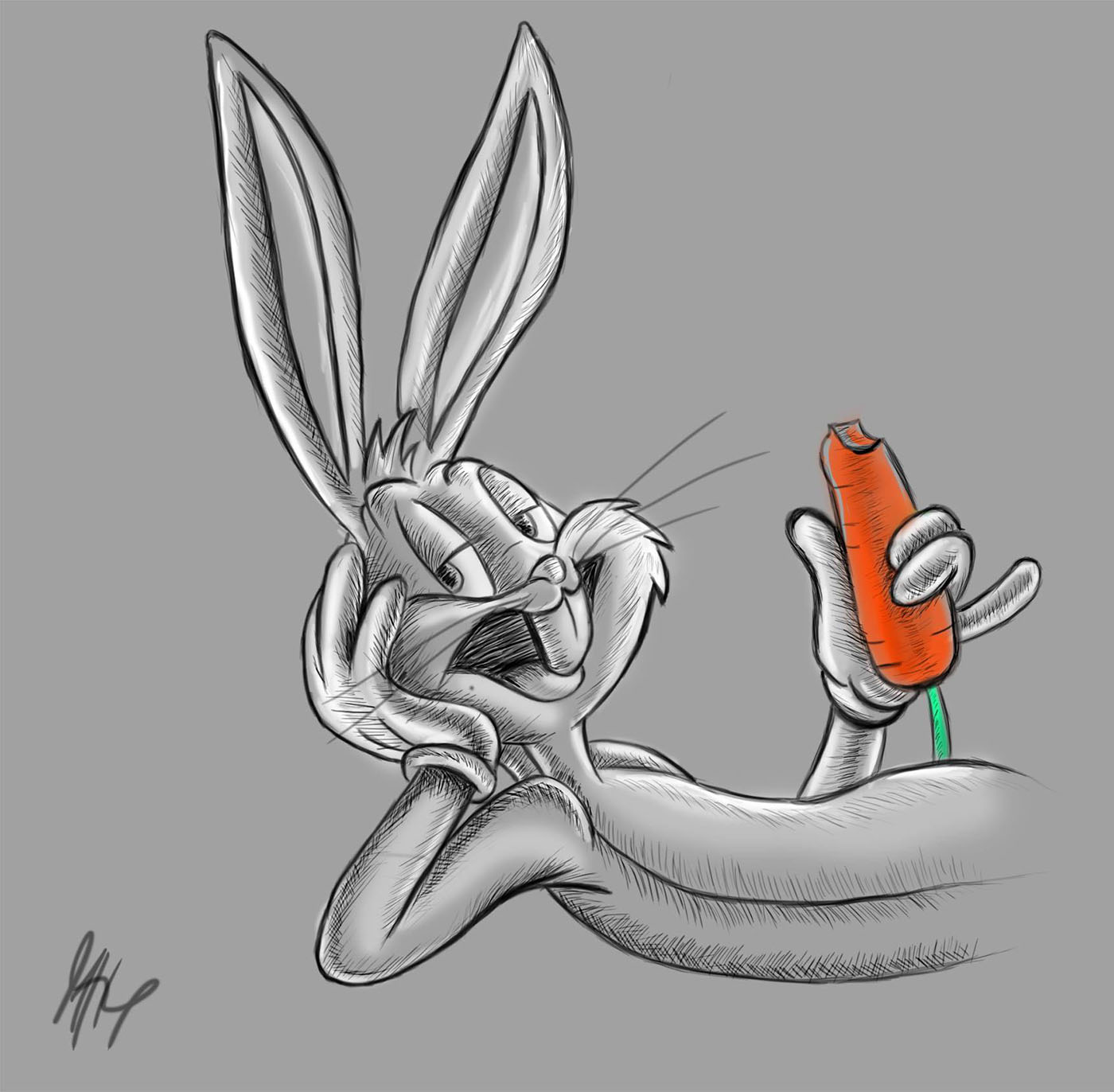 Bugs Bunny — digital sketch