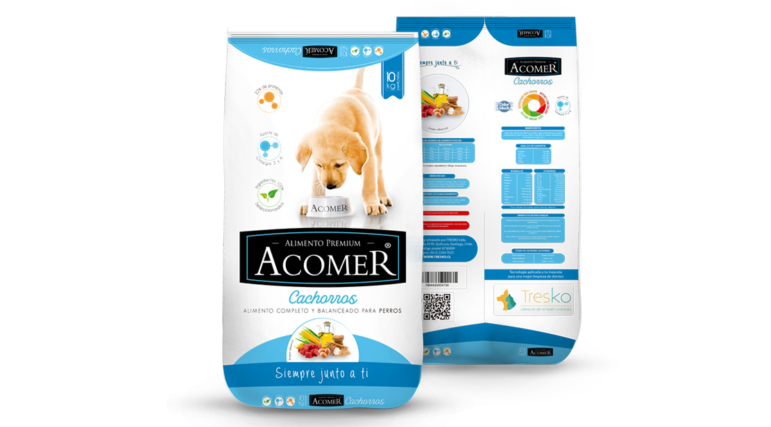 Acomer packaging